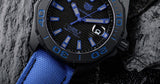 Tag Heuer Aquaracer Calibre 5 Automatic 43mm Titanium Blue Dial Blue Nylon Strap Watch for Gents - WAY208B.FC6382