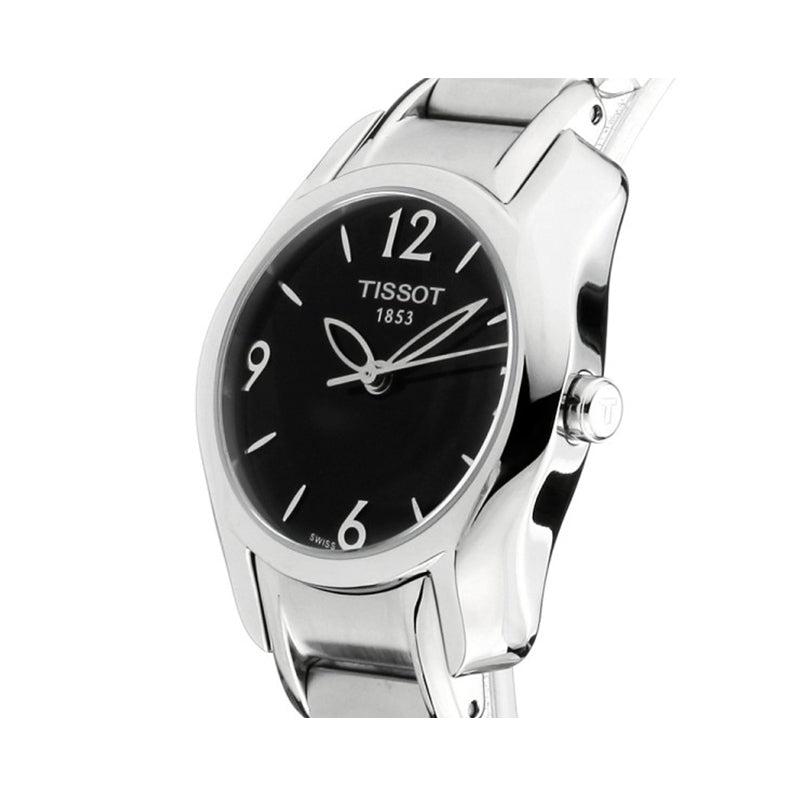 Tissot T Wave Black Dial Watch For Women