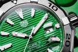 Tag Heuer Aquaracer Quartz 32mm Emerald Green Dial Silver Steel Strap Watch for Women - WBD1316.BA0740