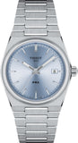 Tissot PRX 35mm Light Blue Quartz Stainless Steel Watch For Women - T137.210.11.351.00