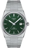 Tissot PRX Powermatic 80 Green Dial Silver Steel Strap Watch For Men - T137.407.11.091.00