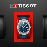 Tissot PRX Powermatic 80 Blue Dial Blue Leather Strap Watch for Men - T137.407.16.041.00