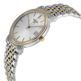 Tissot Desire White Dial Two Tone Mesh Bracelet Two Tone Steel Watch For Men - T52.2.481.31