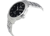 Tissot Le Locle Powermatic 80 Automatic Black Dial Silver Steel Strap Watch For Men - T006.407.11.053.00