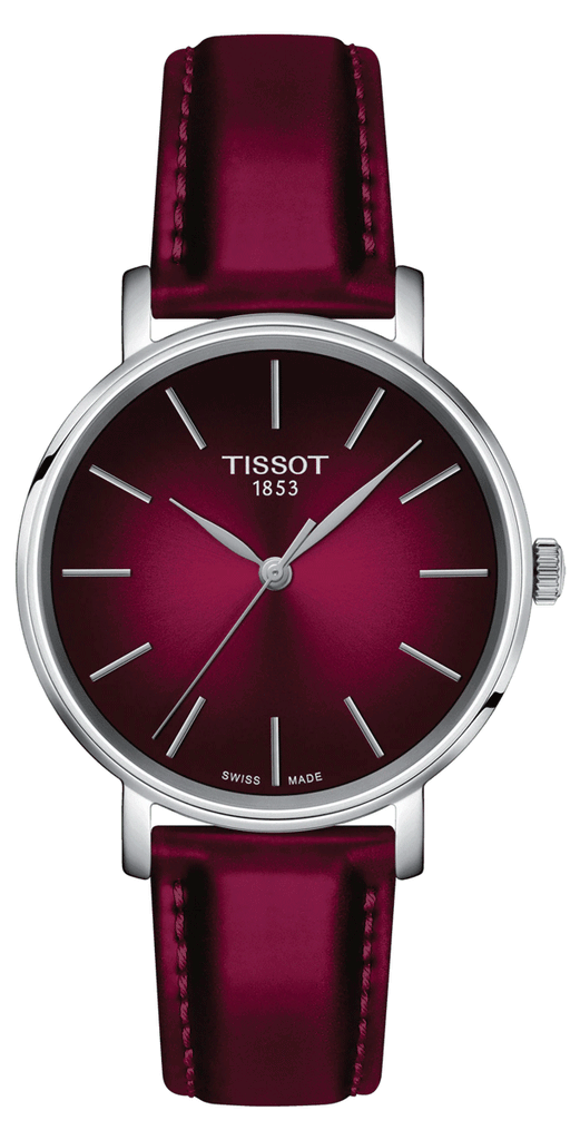 Tissot top watch red