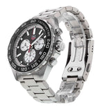 Tag Heuer Formula 1 Chronograph Black Dial Silver Steel Strap Watch for Men - CAZ101E.BA0842