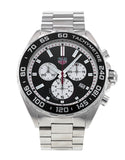 Tag Heuer Formula 1 Chronograph Black Dial Silver Steel Strap Watch for Men - CAZ101E.BA0842