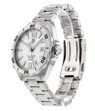 Tag Heuer Formula 1 Calibre 5 Automatic White Dial Silver Steel Strap Watch for Men - WAZ2114.BA0875