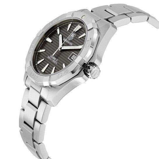 Tag Heuer Aquaracer Automatic 41mm Anthracite Dial Silver Steel Strap Watch for Men - WAY2113.BA0928