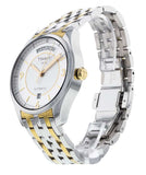 Tissot T Classic T One Automatic Silver Dial Two Tone Steel Strap Watch For Men - T038.430.22.037.00