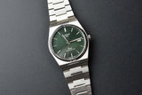 Tissot PRX Powermatic 80 Green Dial Silver Steel Strap Watch For Men - T137.407.11.091.00