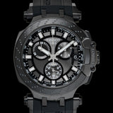 Tissot T Race Chronograph Anthracite Dial Black Silicon Strap Watch For Men - T115.417.37.061.03