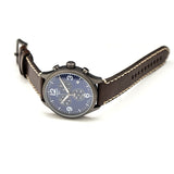 Tissot Chrono XL Blue Dial Brown Leather Strap Watch For Men - T116.617.36.047.00