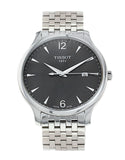 Tissot T Classic Tradition Grey Dial Silver Steel Strap Watch For Men - T063.610.11.067.00