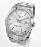 Tissot Gentleman Powermatic 80 Silicium Silver Dial Silver Steel Strap Watch For Men - T127.407.11.031.00