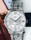 Tissot T Classic Chemin Des Tourelles 42mm Silver Dial Silver Steel Strap Watch For Men - T099.408.11.038.00