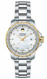 Movado Series 800 29mm Diamonds Mother of Pearl Dial Silver Steel Strap Watch For Women - 2600121