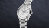 Tag Heuer Carrera Calibre 5 Automatic 41mm White Dial Silver Steel Strap Watch for Men - WAR201B.BA0723