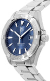 Tag Heuer Aquaracer 41mm Quartz Blue Dial Silver Steel Strap Watch for Men - WAY1112.BA0928