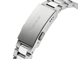 Tag Heuer Aquaracer Quartz 35mm Black Dial Silver Steel Strap Watch for Women - WAY131M.BA0748