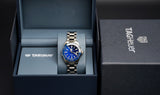 Tag Heuer Aquaracer 35mm  Blue Ceramic Dial Silver Steel Strap Watch for Women - WAY131S.BA0748