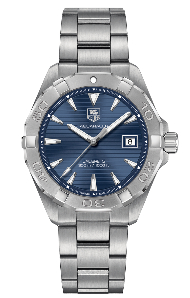 Tag heuer aquaracer 2025 calibre 5 41mm blue