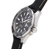 Tag Heuer Aquaracer Calibre 5 Automatic 41mm Black Dial Black Nylon Strap Watch for Men - WAY211A.FC6362