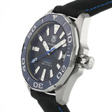 Tag Heuer Aquaracer Calibre 5 Automatic Black Dial Black Nylon Strap Watch for Men - WAY211B.FC6363