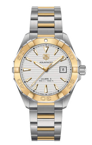 Tag Heuer Aquaracer Automatic White Dial Watch for Men - WAY2151.BD0912