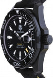 Tag Heuer Aquaracer Calibre 5 Automatic 41mm Black Dial Black Nylon Strap Watch for Men - WAY218A.FC6362