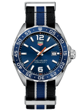 Tag Heuer Formula 1 Quartz Blue Dial Two Tone NATO Strap Watch for Men - WAZ1010.FC8197