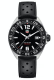 Tag Heuer Formula 1 Quartz 41mm Black Dial Black Rubber Strap Watch for Men - WAZ1110.FT8023