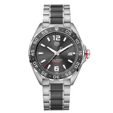 Tag Heuer Formula 1 Calibre 5 Anthracite Dial Two Tone Steel Strap Watch for Men - WAZ2011.BA0843