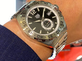 Tag Heuer Formula 1 Automatic 43mm Black Dial Silver Steel Strap Watch for Men - WAZ2012.BA0842