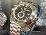 Tag Heuer Formula 1 Automatic 43mm Black Dial Silver Steel Strap Watch for Men - WAZ2012.BA0842