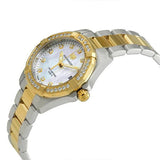 Tag Heuer Aquaracer Quartz 32mm Mother of Pearl Dial Two Tone Steel Strap Watch for Women - WBD1323.BB0320