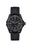 Tag Heuer Aquaracer Calibre 5 Black Nylon Strap Carbon Dial Watch for Men -  WBD218C.FC6447