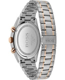 Hugo Boss Jet Silver Dial Two Tone Steel Strap Watch for Men - 1513385