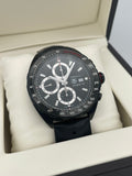 Tag Heuer Formula 1 Automatic Chronograph Black Dial Black Leather Strap Watch for Men - CAZ2011.FT8024