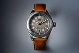 Tag Heuer Autavia Isograph Grey Dial Calfskin Brown Leather Strap Watch for Men - WBE5111.FC8267