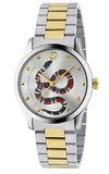 Gucci G Timeless Quartz Stainless Steel Silver Dial 27mm Watch For Women - YA126591