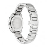 Gucci GG2570 Diamonds White Dial Silver Steel Strap Watch For Women - YA142506