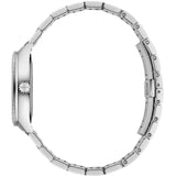Gucci GG2570 Diamonds Silver Dial Silver Steel Strap Watch For Women - YA142505