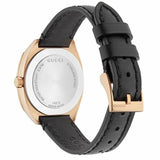 Gucci GG2570 Black Leather Black Dial Quartz Watch For Women - YA142509