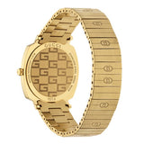 Gucci Grip Yellow Gold Dial Yellow Gold Steel Strap Unisex Watch -  YA157403