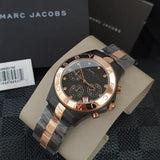 Marc Jacobs Blade Grey Dial Two Tone Stainless Steel Strap Watch for Women - MBM8583