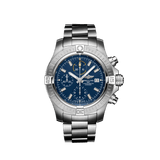 Breitling Avenger Chronograph 45mm Blue Dial Silver Steel Strap Watch for Men - A13317101C1A1