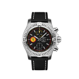 Breitling Avenger Chronograph 45mm Swiss Air Force Team Black Dial Black Nylon Strap Watch for Men - A133171A1B1X1