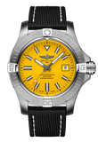 Breitling Avenger Automatic 45mm Seawolf Yellow Dial Black Nylon Strap Watch for Men - A17319101/1X2