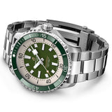 Breitling Superocean Automatic 44mm Navy Green Dial Green Rubber Strap Watch for Men - A17376A31L1A1